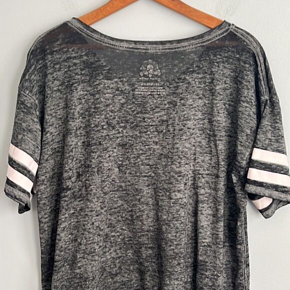 Women’s Plus size 3 XL 3XG Looney Tunes black Burn out ringer t shirt top - Picture 9 of 11